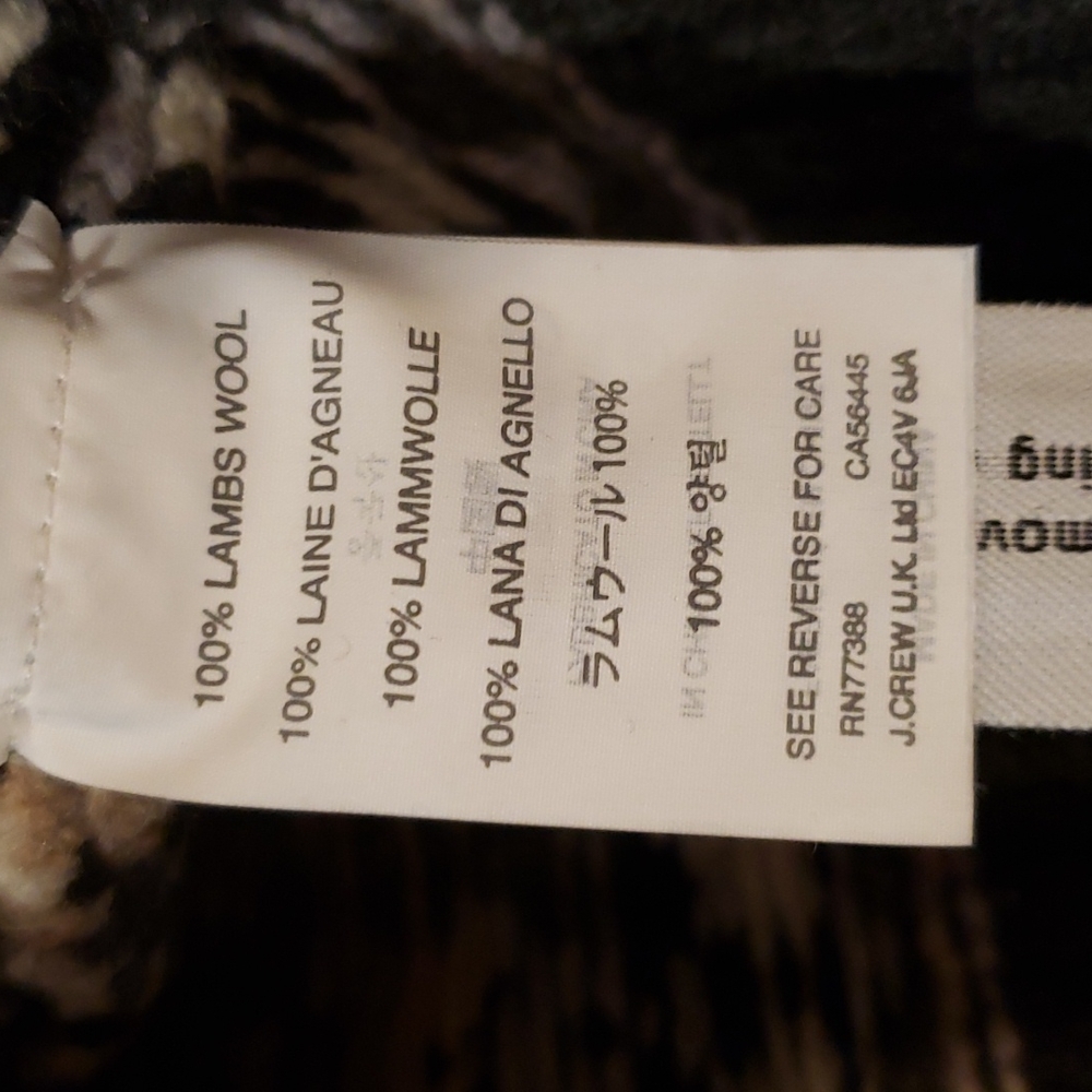 J. Crew Black and White Patterned Sweater - Picture 7 of 10